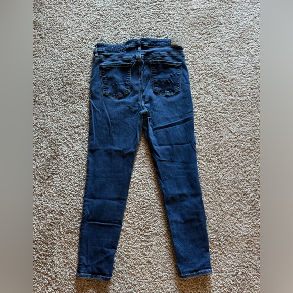 American Eagle dark washed high waisted jeggings - Picture 2 of 4